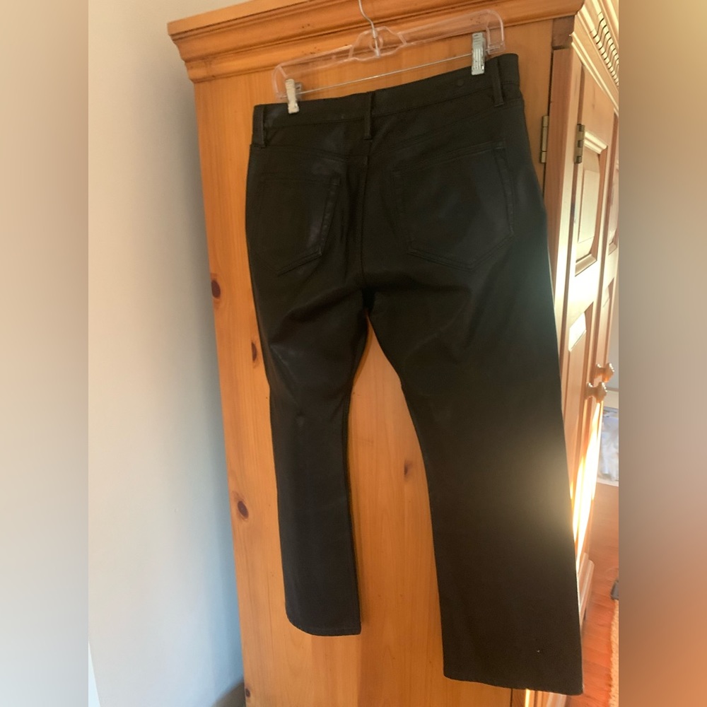 Real leather pants